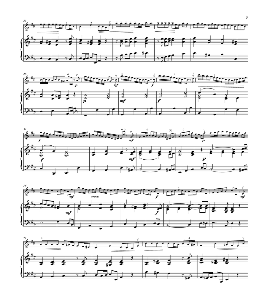 CONCERTINO OP.15 CONCERTINO OP.15 Violin Solo scores gallery preview page 4