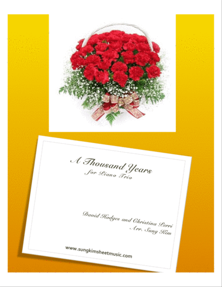 A Thousand Years Piano Trio scores gallery preview page 1
