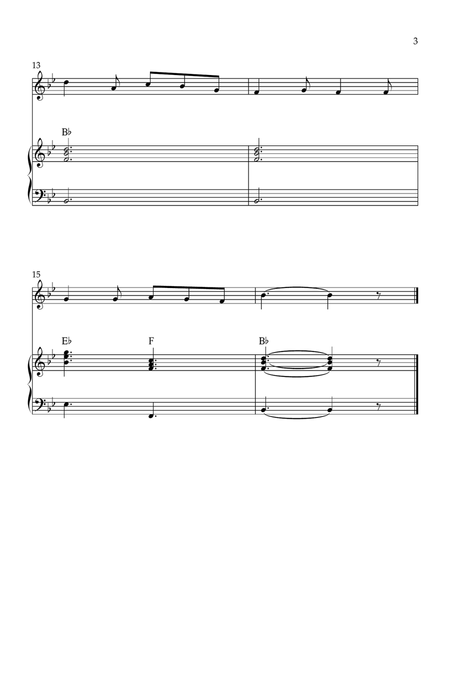 It Came Upon the Midnight Clear Violin Solo scores gallery preview page 3