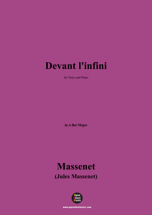 Massenet-Devant l'infini,in A flat Major