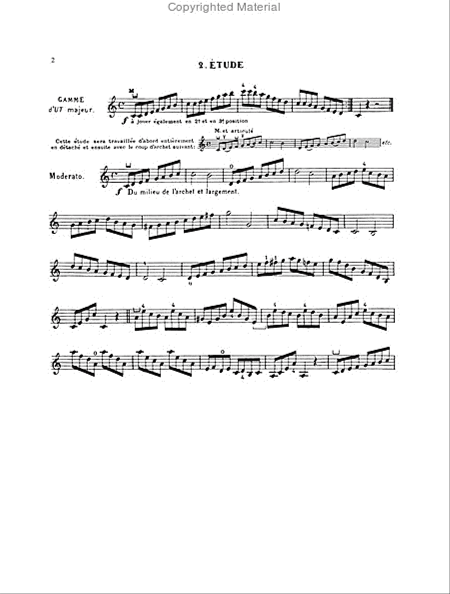 Etudes melodiques (36) Op. 84 Violin Solo scores gallery preview page 3