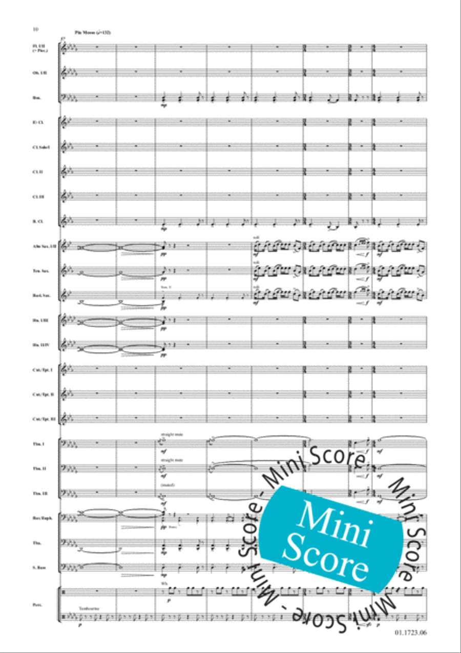 Cake-Walk Phantasy Concert Band scores gallery preview page 14
