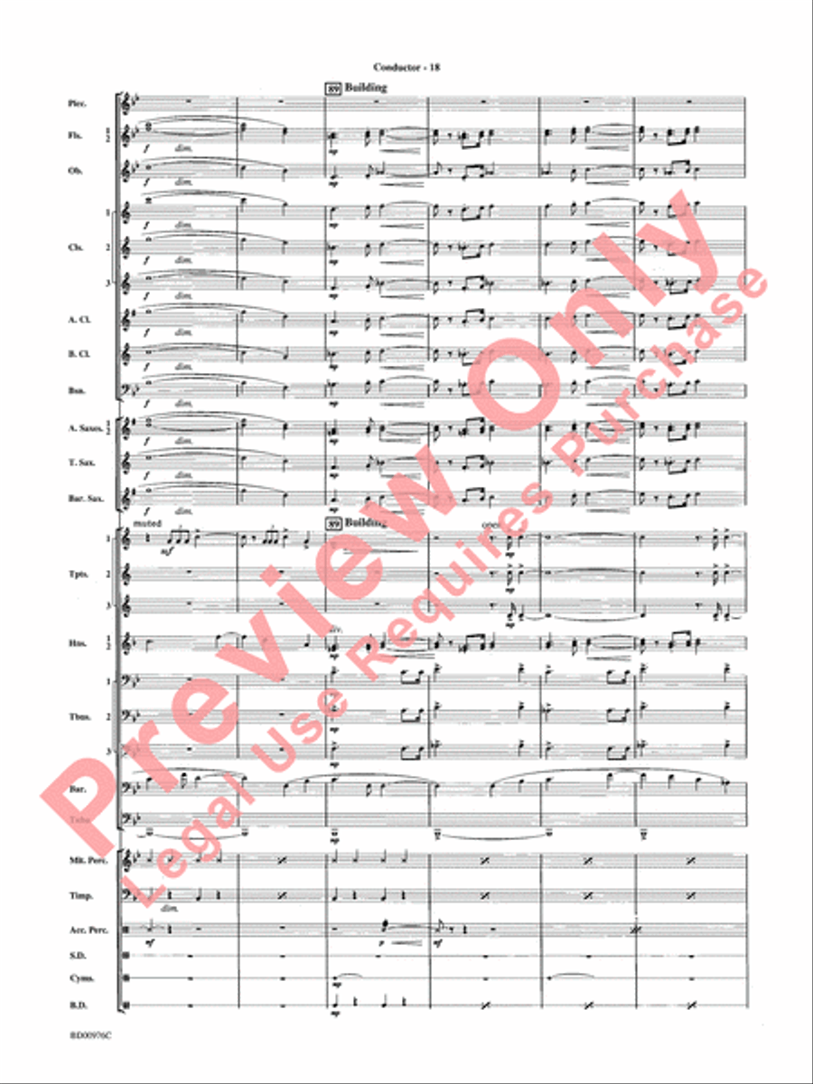 Covenant Concert Band scores gallery preview page 20