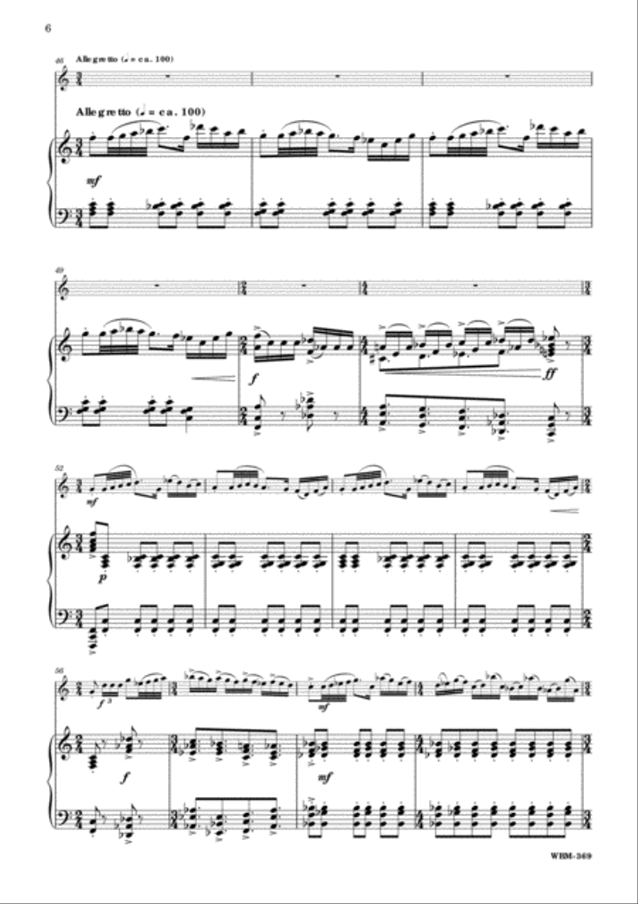 Aubade & Rhapsodie Trumpet Solo scores gallery preview page 5