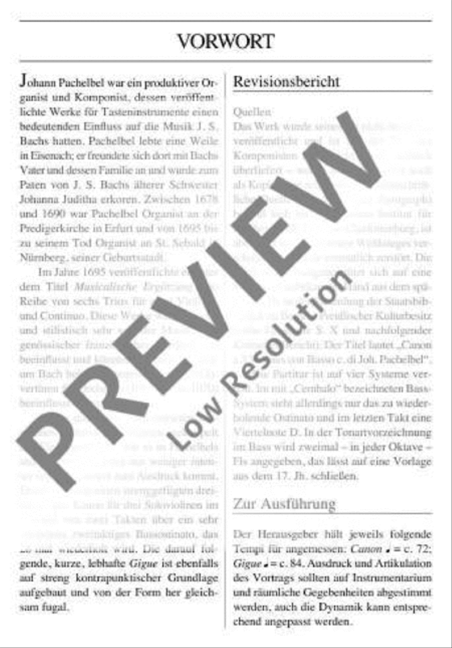Canon e Gigue Canon e Gigue Violin scores gallery preview page 6