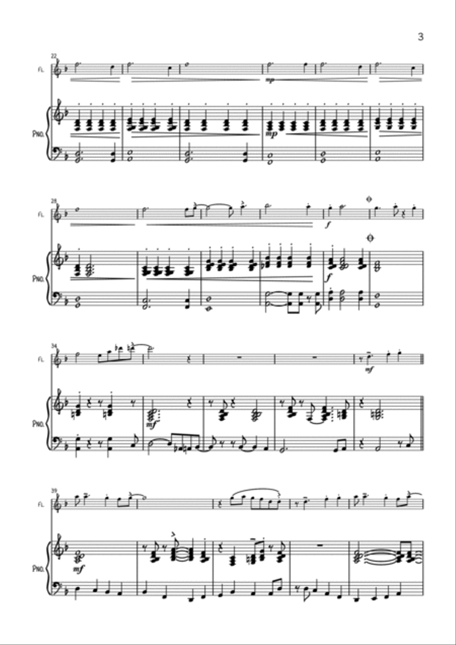 We Three Kings Flute Solo scores gallery preview page 3