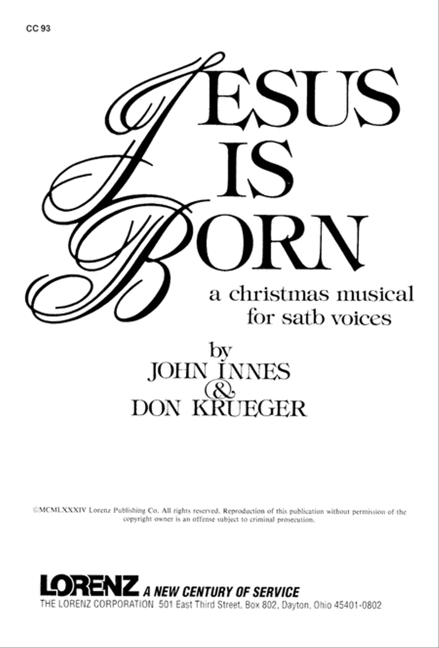 Jesus Is Born 4-Part scores gallery preview page 3