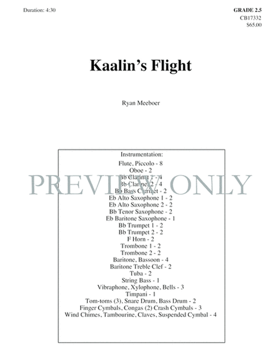 Kaalin's Flight