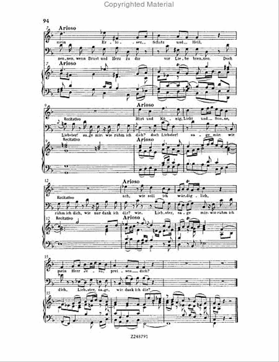 Christmas Oratorio, BWV 248 Choir scores gallery preview page 93
