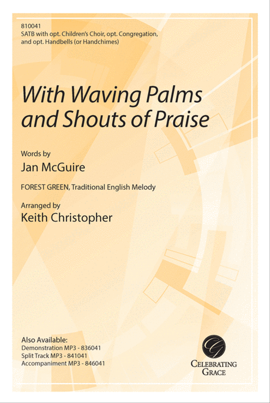 With Waving Palms and Shouts of Praise 4-Part scores gallery preview page 1