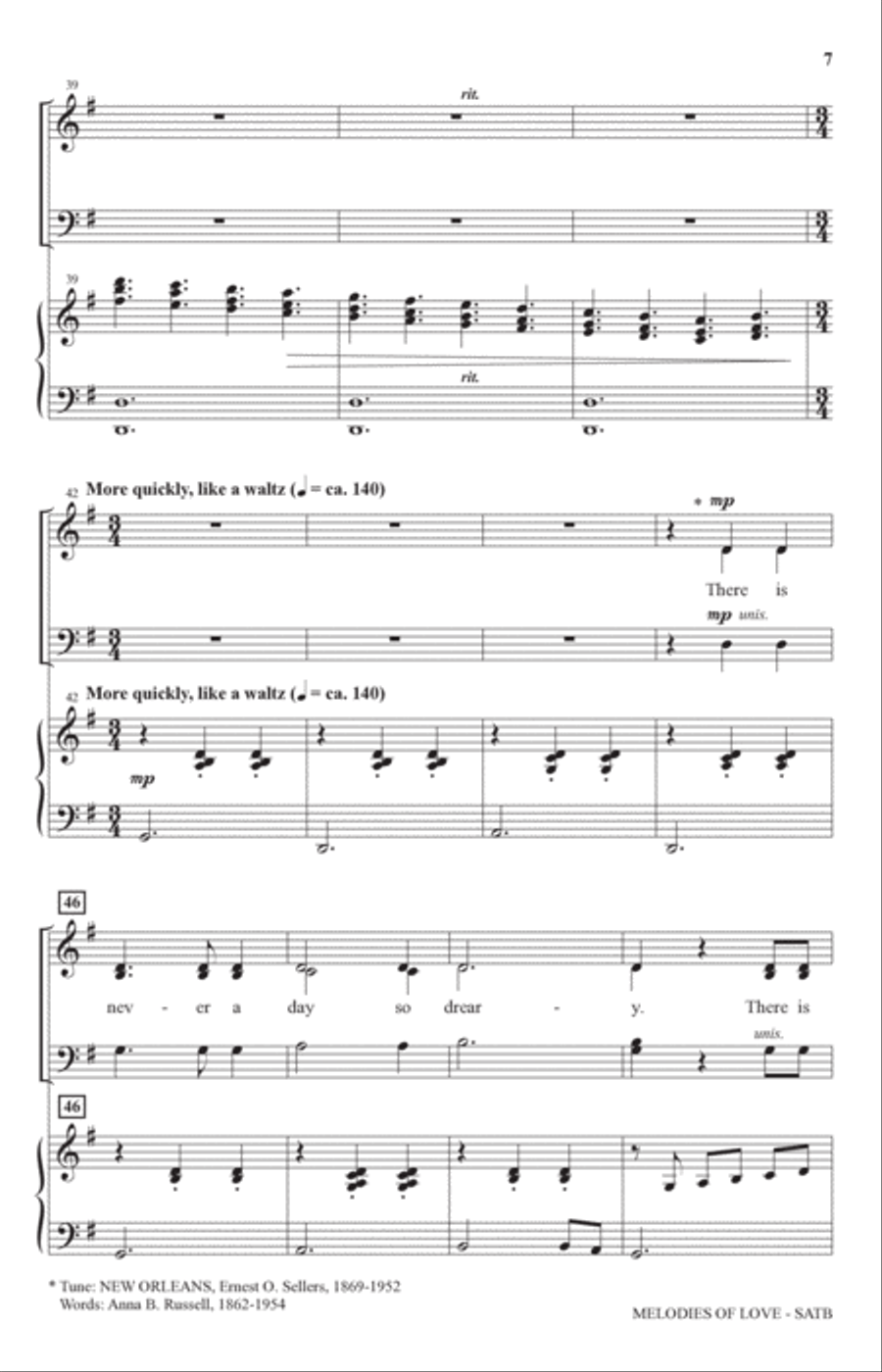 Melodies Of Love Melodies Of Love 4-Part scores gallery preview page 6