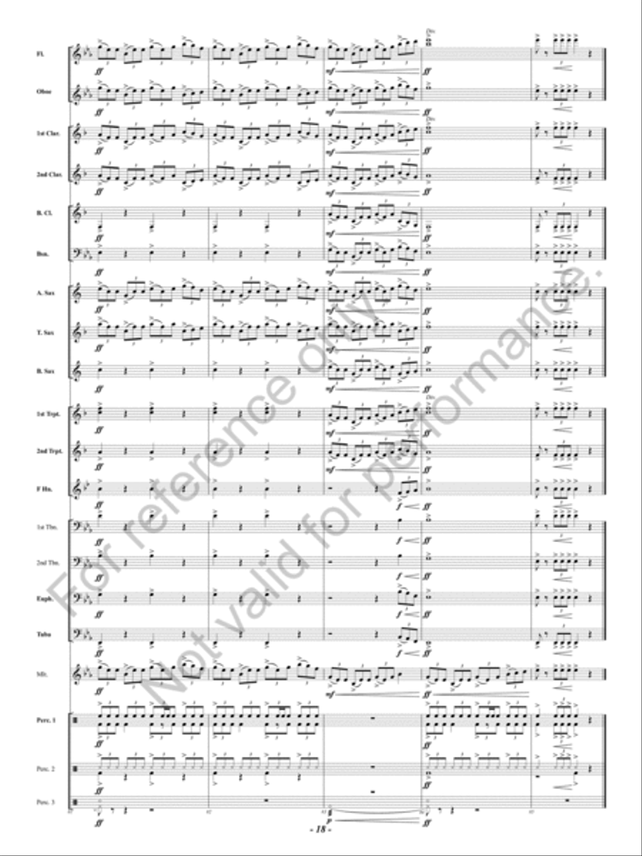 Celtic Holy Night Celtic Holy Night Concert Band scores gallery preview page 19
