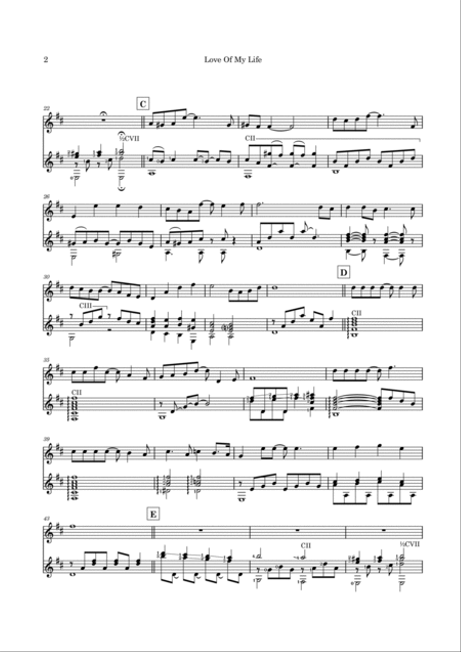 Love Of My Life Flute scores gallery preview page 5