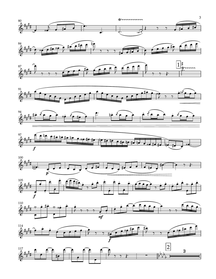 Bassoon Sonata Op.168 - Baritone Saxophone Bassoon scores gallery preview page 5