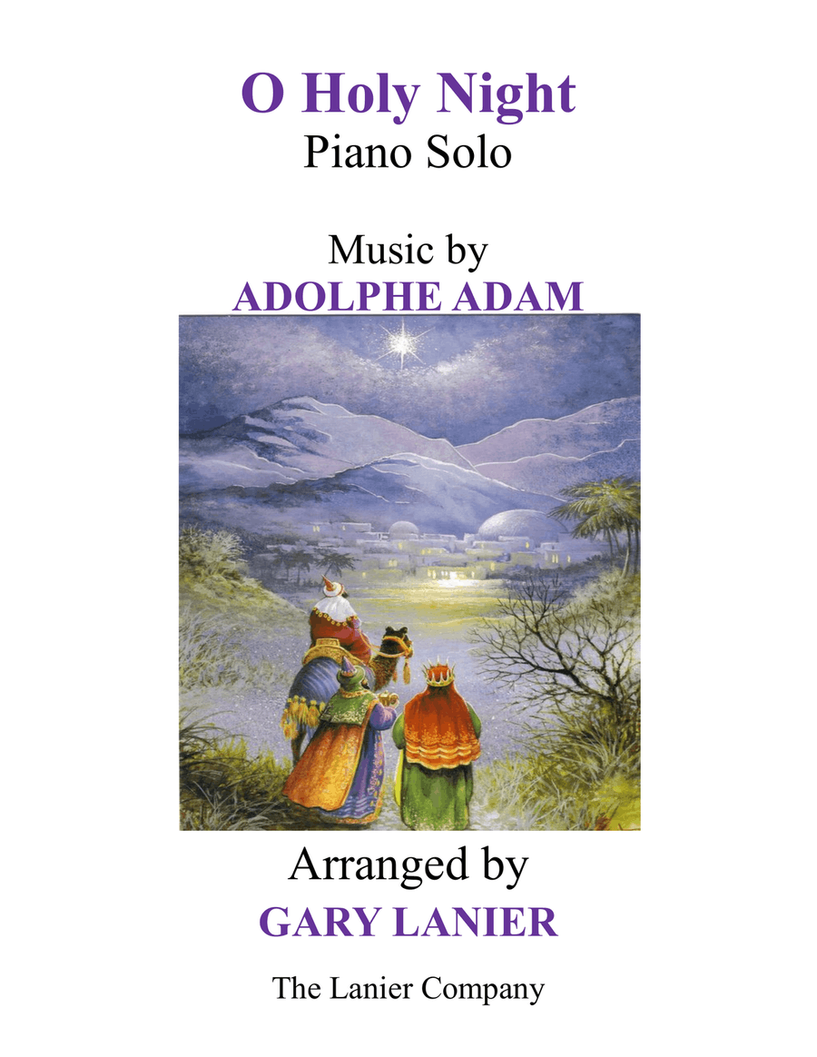 O HOLY NIGHT (Piano Solo arranged by Gary Lanier) Piano Solo scores gallery preview page 1