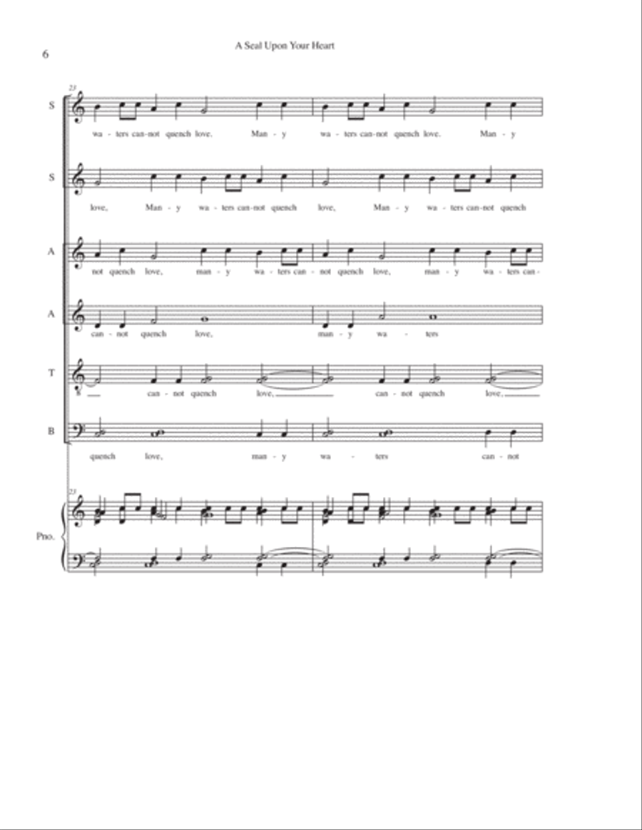 A Seal Upon Your Heart Small Ensemble scores gallery preview page 6