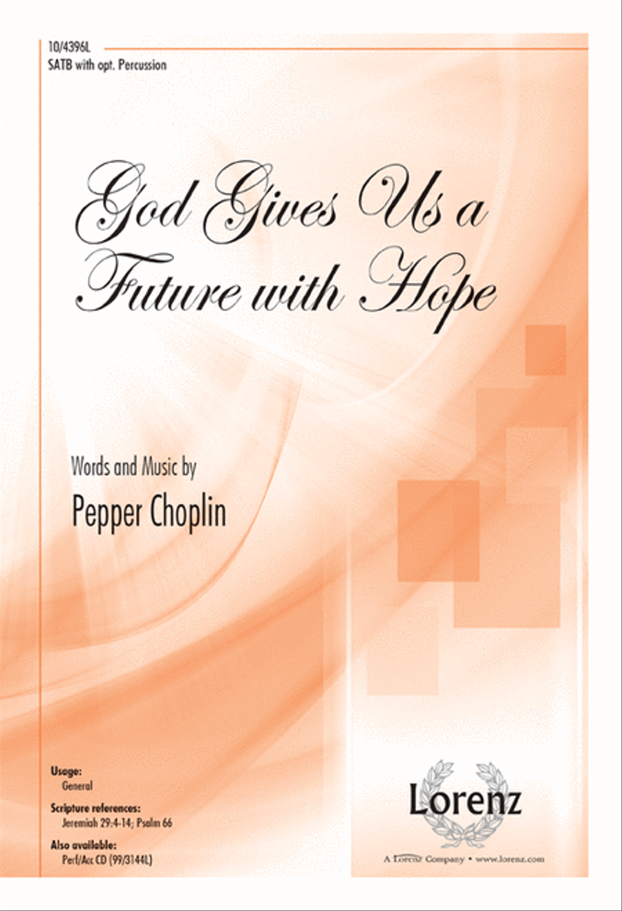 God Gives Us a Future with Hope 4-Part scores gallery preview page 1