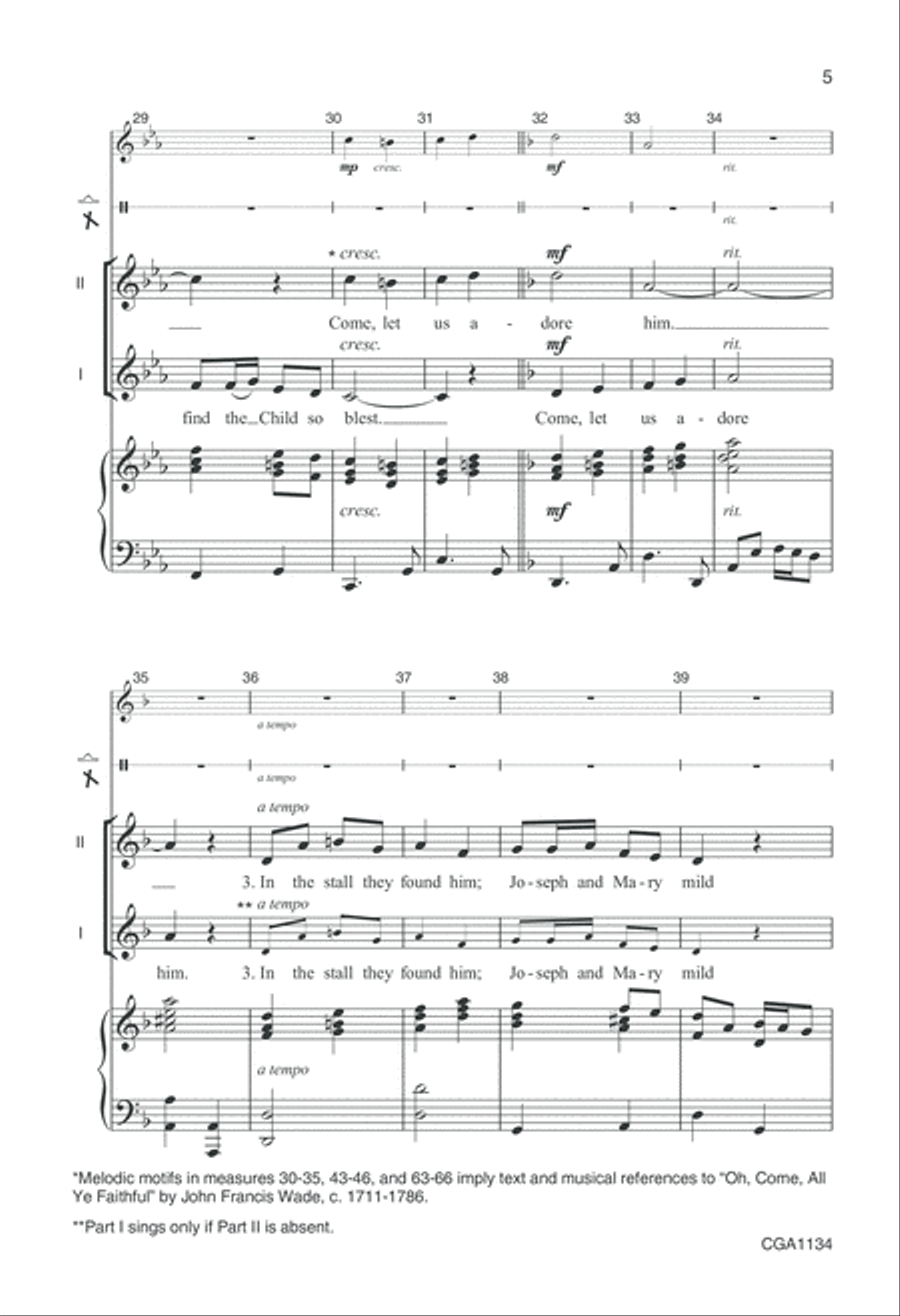 Sing We Now of Christmas Sing We Now of Christmas Choir scores gallery preview page 5