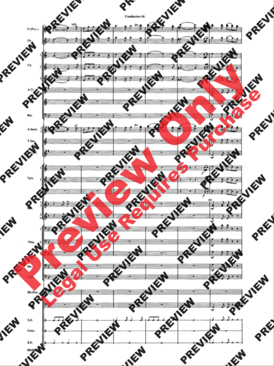The Civil War The Civil War Concert Band scores gallery preview page 18