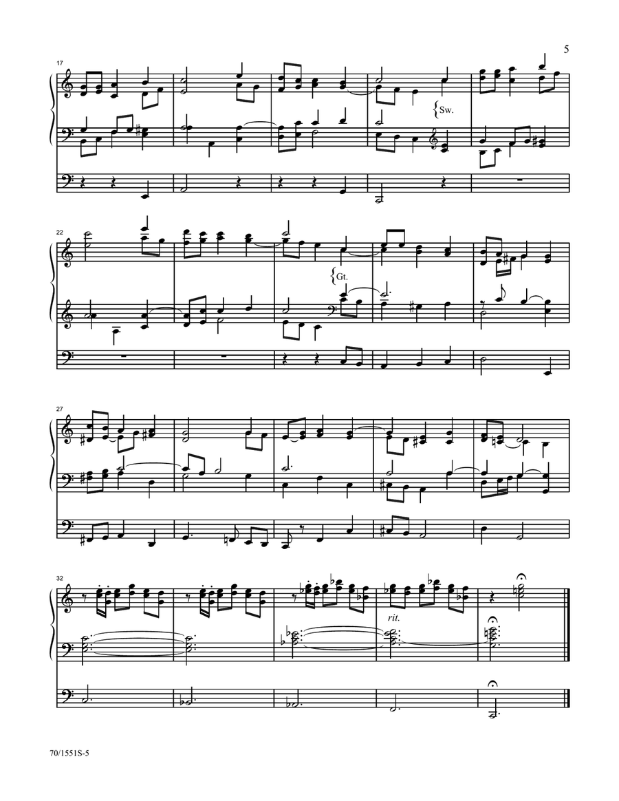 The Organist in Season: Spring Organ scores gallery preview page 5