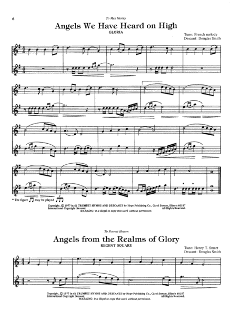 61 Trumpet Hymns and Descants, Vol. 1 Trumpet Solo scores gallery preview page 2