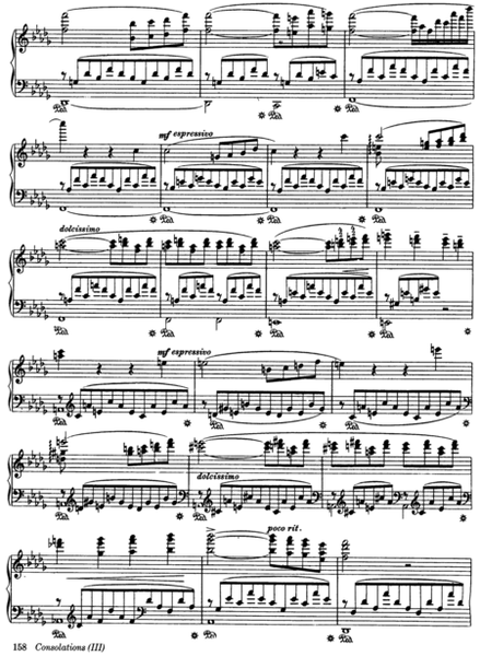 Consolation No. 3 in D flat major - Franz Liszt 
