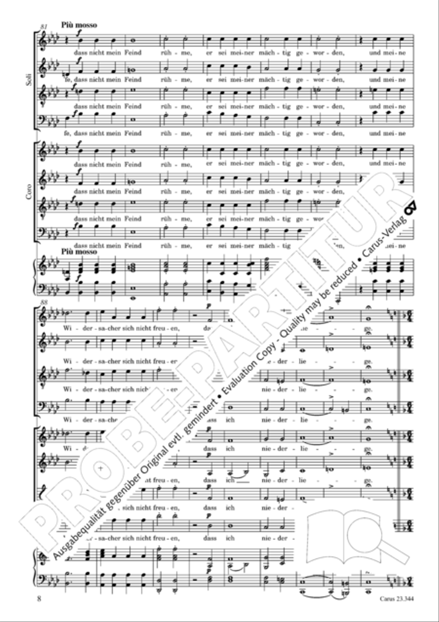 Psalm 13 SSAATTBB scores gallery preview page 9