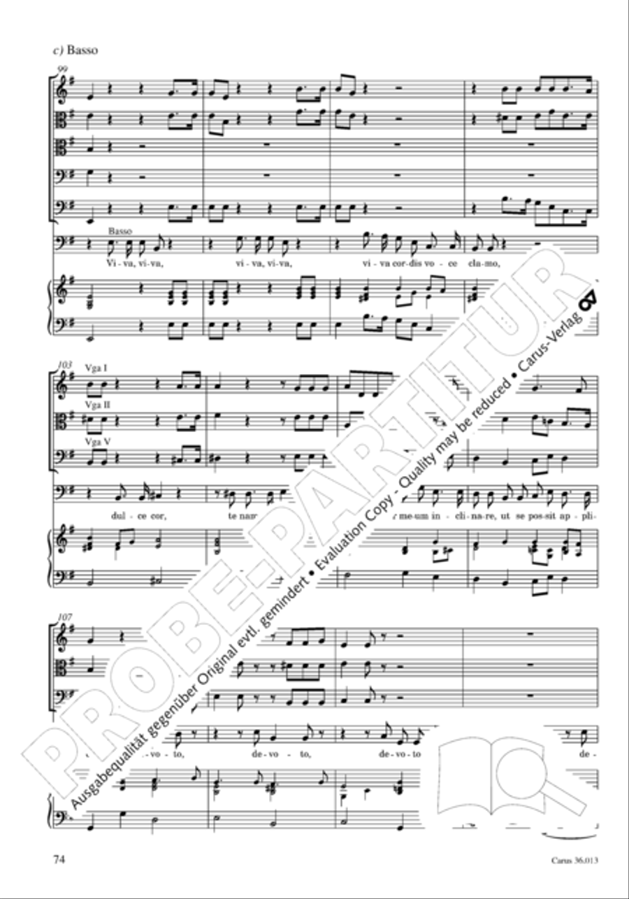 Membra Jesu nostri SSATB scores gallery preview page 90
