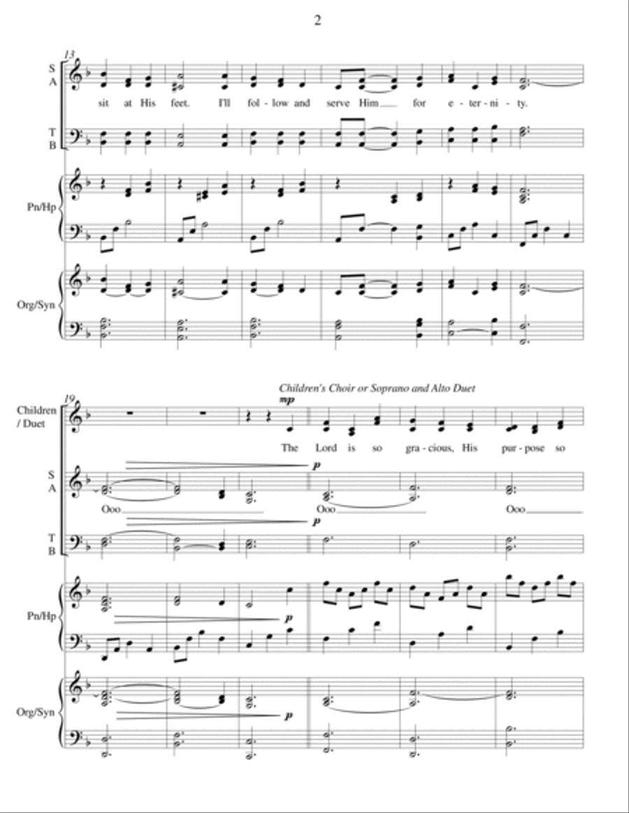 MY SHEPHERD 4-Part scores gallery preview page 3