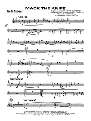 Mack the Knife (from The Threepenny Opera): 3rd B-flat Trumpet