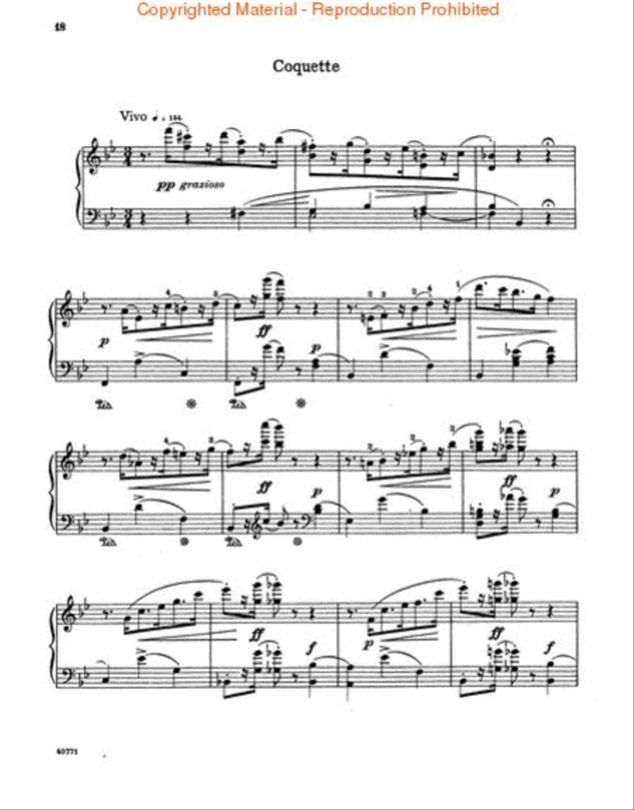 Carnaval, Op. 9 Piano Solo scores gallery preview page 3