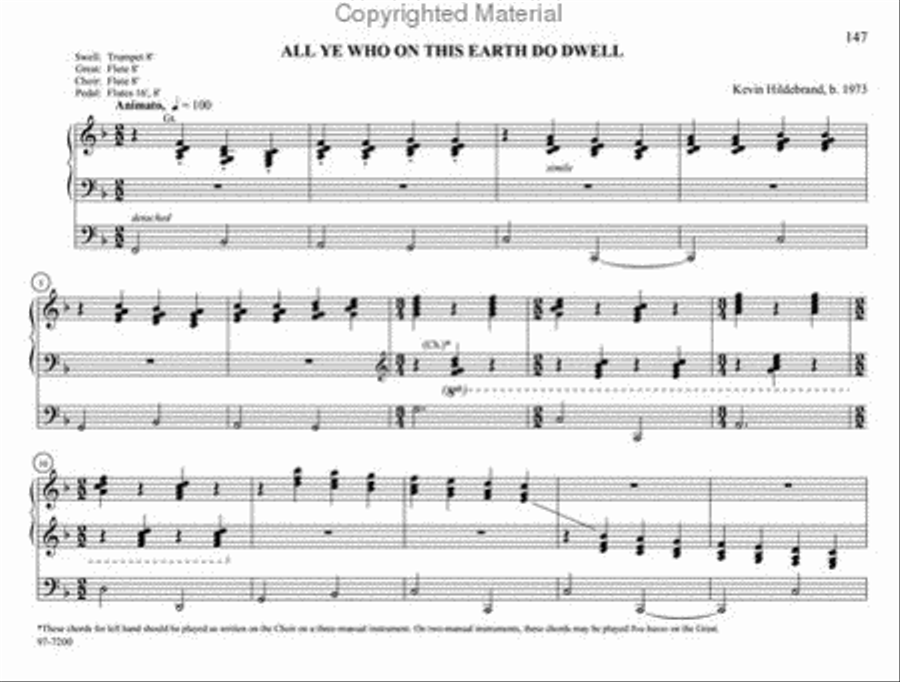Song of the Gospel, Vol. 2 Organ scores gallery preview page 18