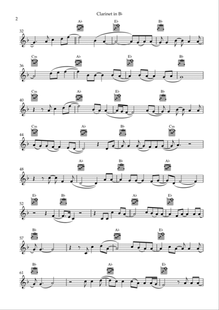 When I Get There B-Flat Clarinet scores gallery preview page 2