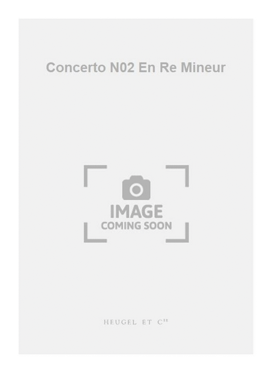 Concerto N02 En Re Mineur Violin Solo scores gallery preview page 1