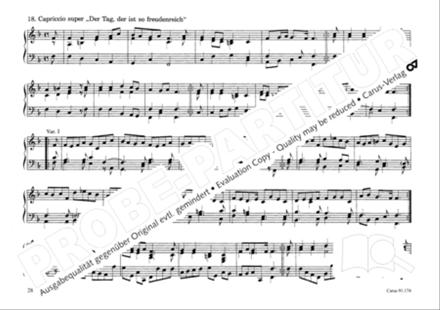 Estendorffer: Orgelwerke II (Organ Works II) Organ Solo scores gallery preview page 31