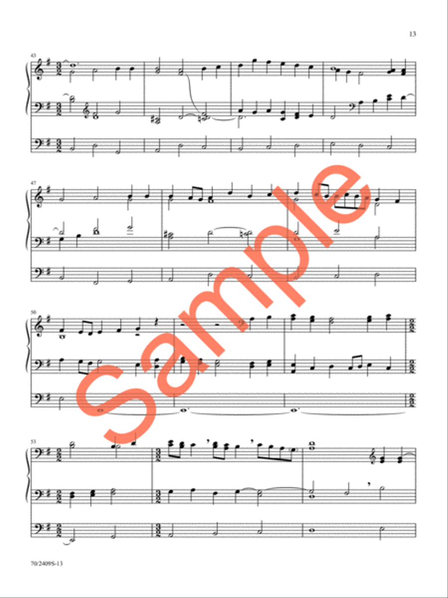 Ascension Alleluias Organ Solo scores gallery preview page 12