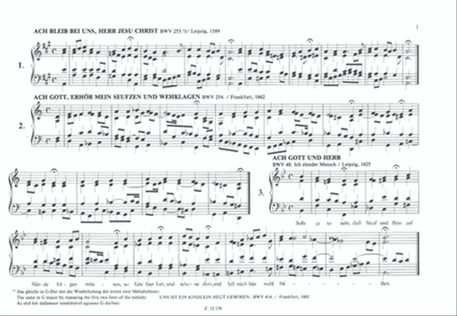 Vierstimmige Choralgesänge Organ scores gallery preview page 2