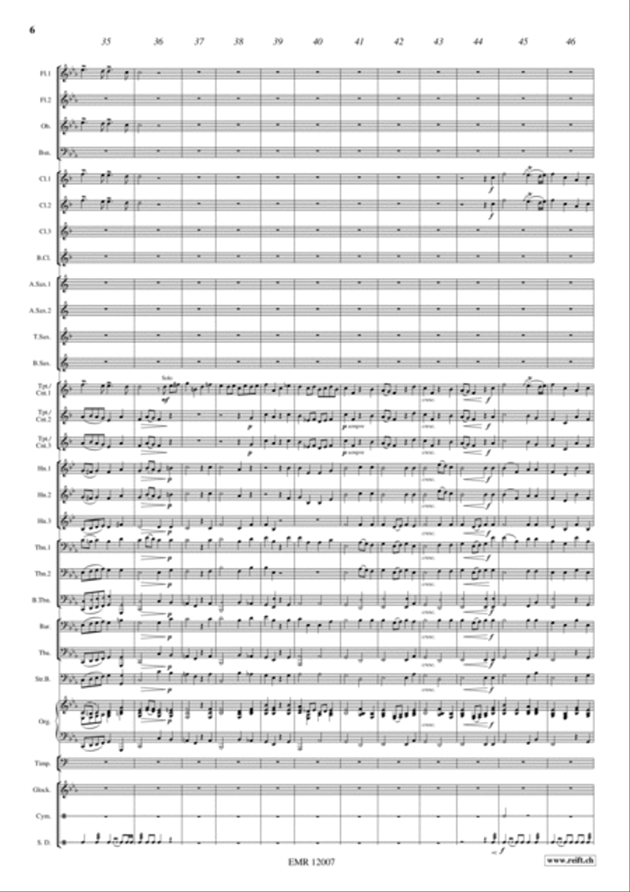 La Vigilance Concert Band scores gallery preview page 6