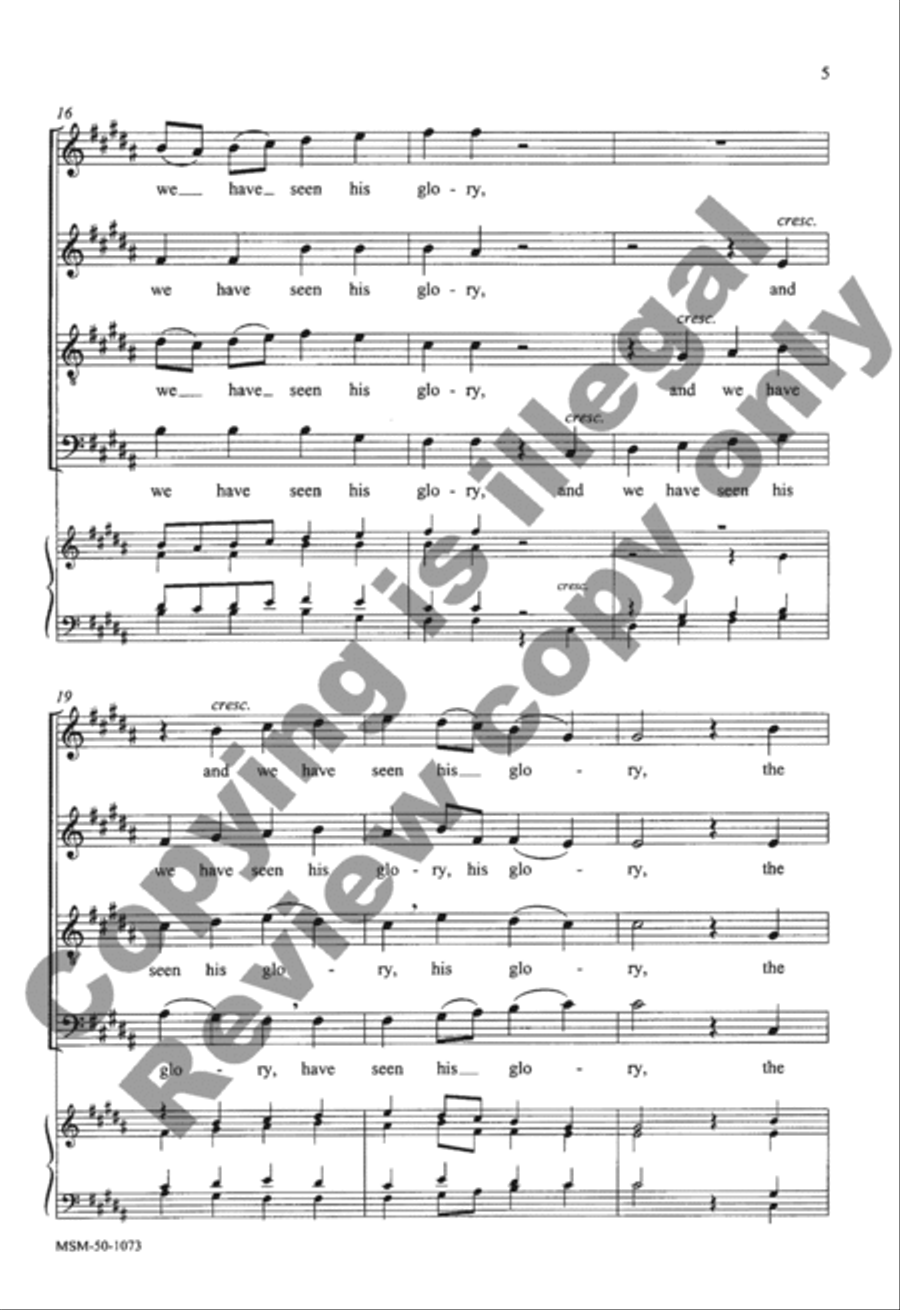 And the Word Became Flesh 4-Part scores gallery preview page 12