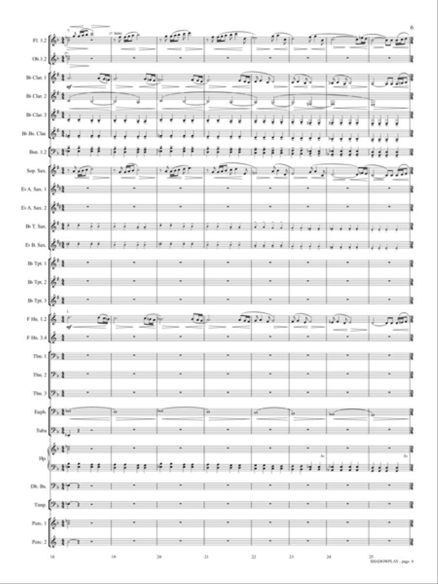 Shadowplay Concert Band scores gallery preview page 4