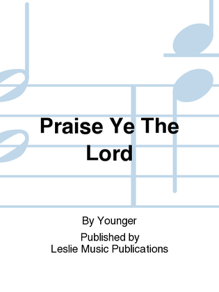 Book cover for Praise Ye The Lord