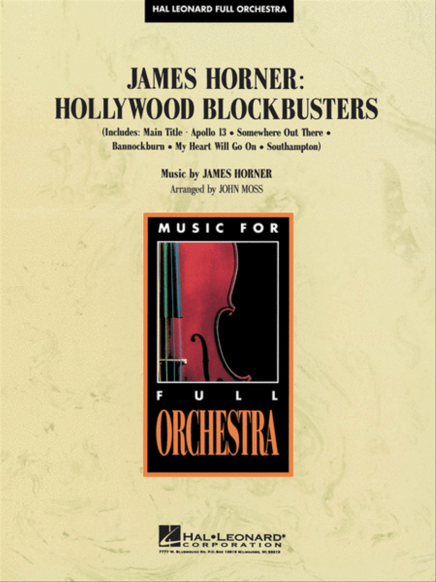 Book cover for James Horner – Hollywood Blockbusters