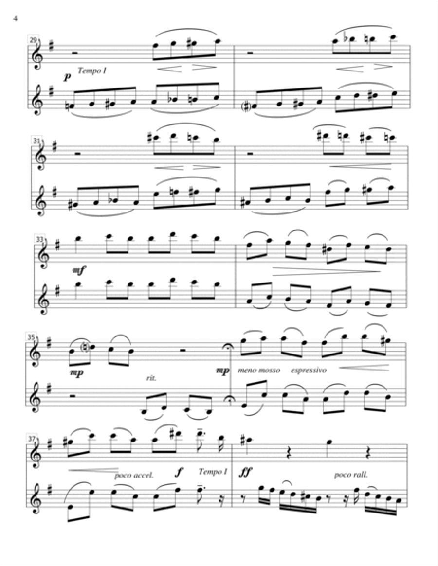 Praeludium - Reger- Violin duet String Duet scores gallery preview page 4