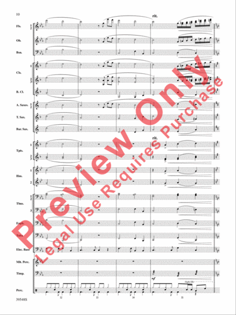The Beatles Remembered Concert Band scores gallery preview page 11