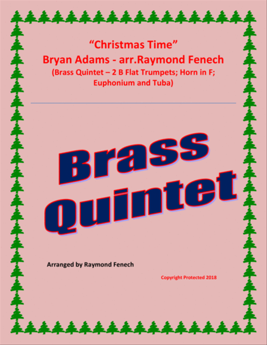 Christmas Time Brass Ensemble scores gallery preview page 1
