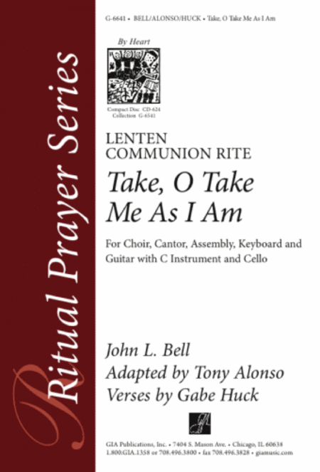 Take, O Take Me As I Am: Lenten Communion Rite - Instrument parts