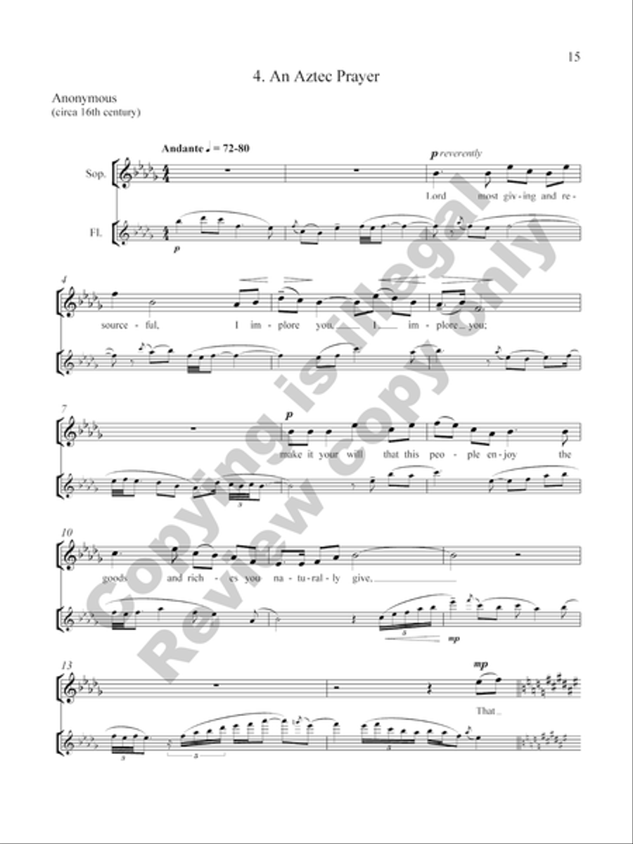 Songs of the Human Spirit Flute scores gallery preview page 13