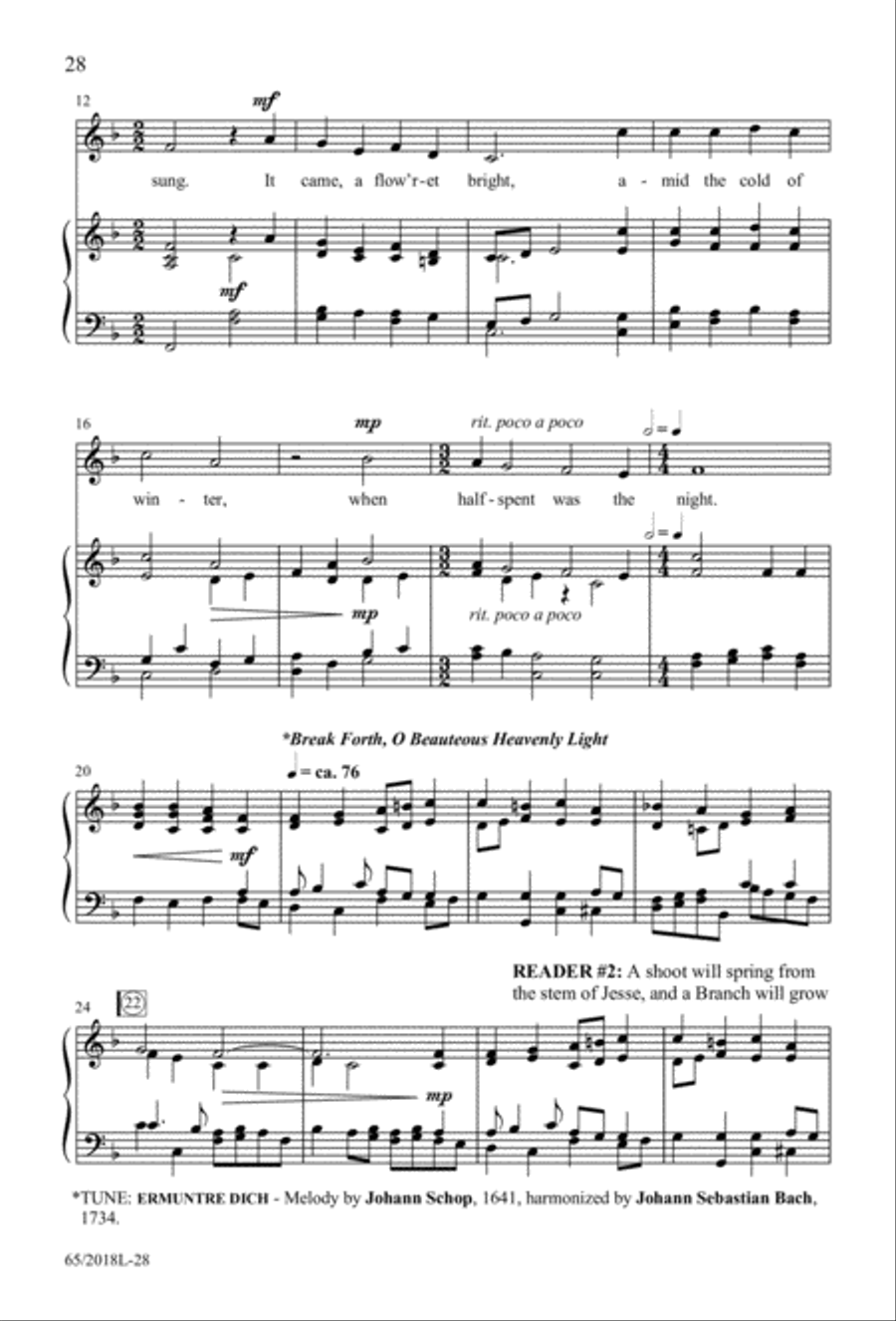 A Ceremony of Lessons and Carols 3-Part scores gallery preview page 29