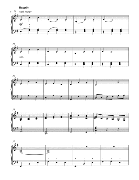 My Favorite Things  (from The Sound of Music) - for Late Intermediate Piano image number null