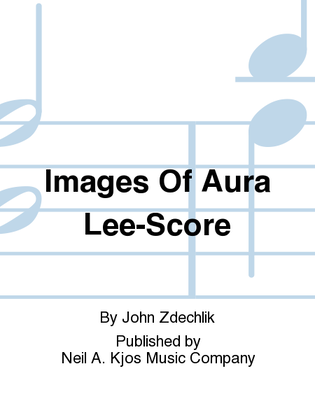 Book cover for Images Of Aura Lee-Score